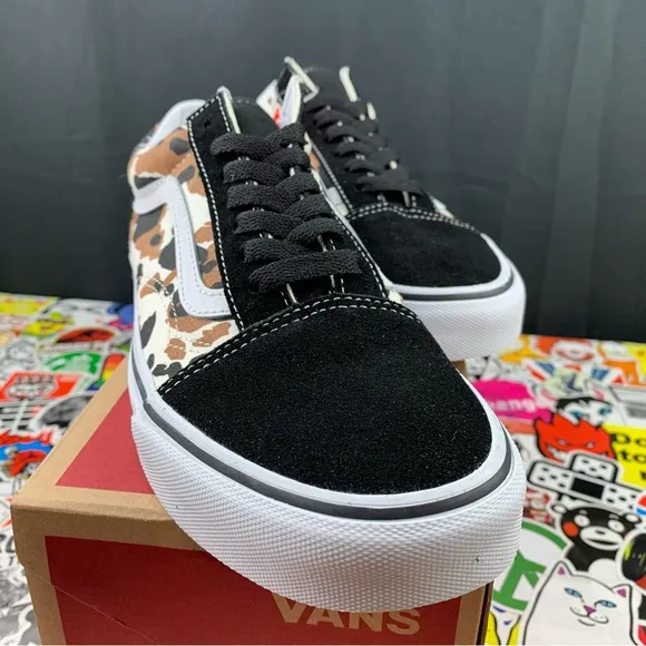 Vans Old Skool Brown Camo Womens Various Sizes