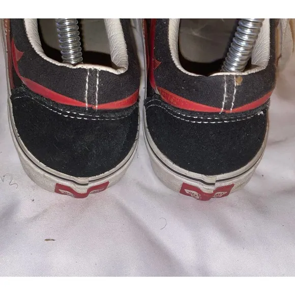 Vans Old Skool Flame Low Top‎ Men Canvas Suede Skate Sneakers Shoes M 8.5 W 10