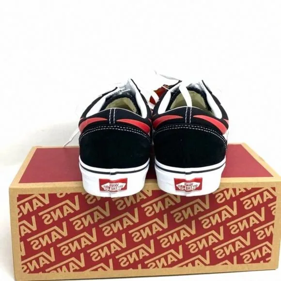 VANS Old Skool Flame Sneakers Low Top Men's Size VN0A38G1PHN Canvas Suede Shoes