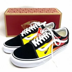 VANS Old Skool Flame Sneakers Low Top Men's Size VN0A38G1PHN Canvas Suede Shoes