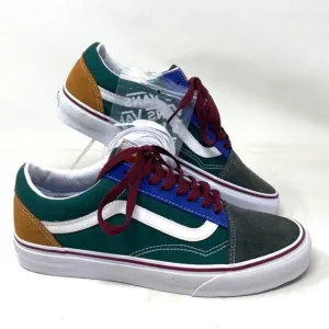 VANS Old Skool Shoes Low Top SB Multicolor Canvas Suede Women Casual VN0A4BW2448