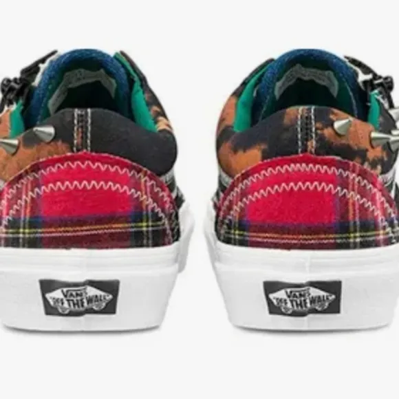 Vans Old Skool Tapered Tartan Daze sneakers in black/red women7.5 New
