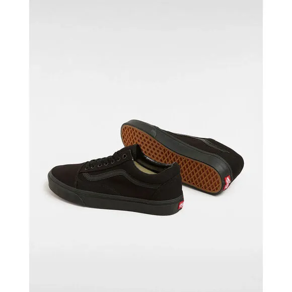 Vans Old Skool VN000D3HBKA Men's US 8.5 Black Canvas Skateboard Shoes EEE3407