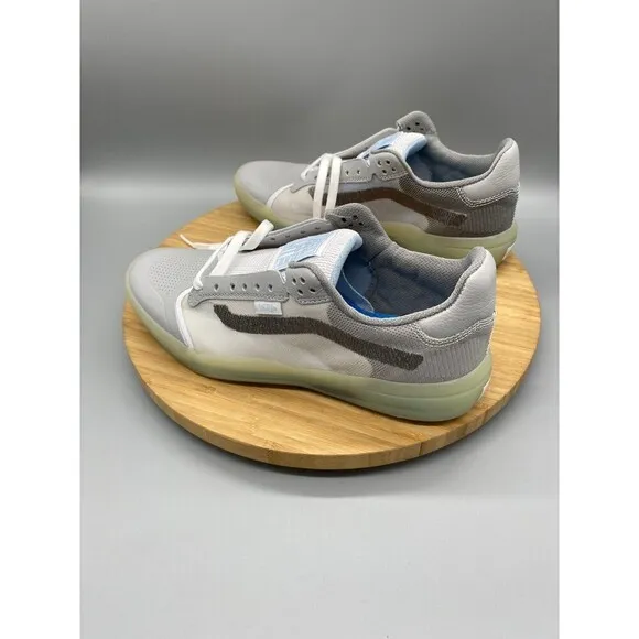 Vans Shoes Mens 7.5 Womens 9 Gray EVDNT Ultimate Waffle Skateboarding Sneakers