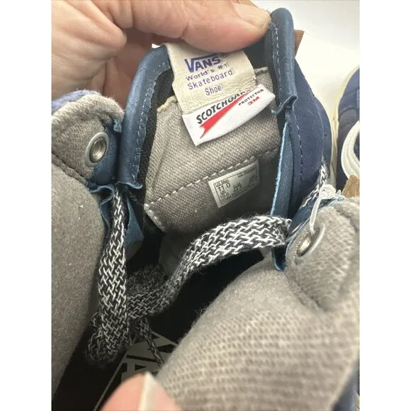 Vans Shoes Mens Size 11 SK8 Hi MTE Quilted Moon Indigo Skate Sneakers