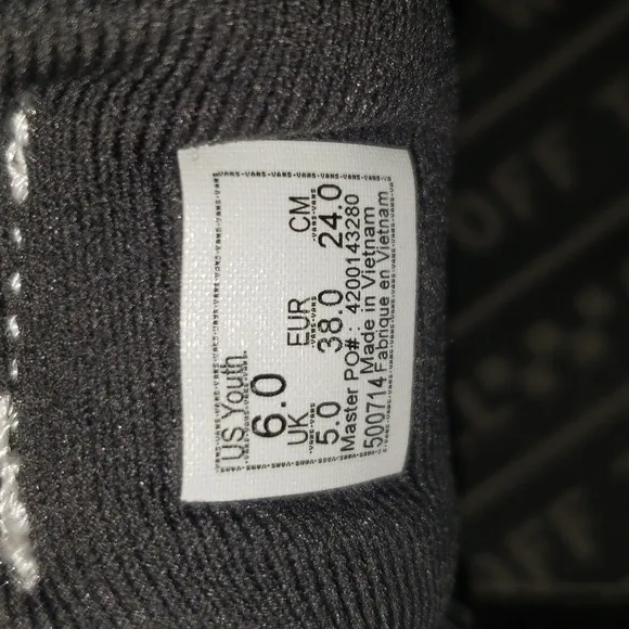 Vans Shoes US Youth Size 6
