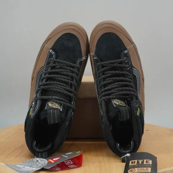 Vans Sk8-Hi Dip MTE-2 Womens Size 6 Shoes Black Gum Brown Outdoor Hiking NEW