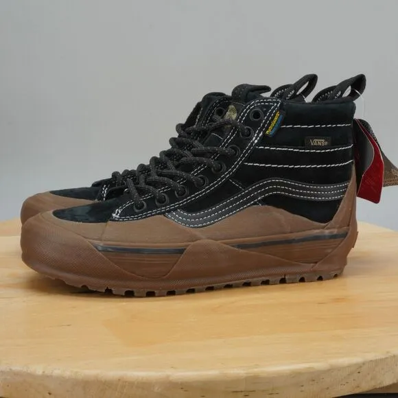 Vans Sk8-Hi Dip MTE-2 Womens Size 6 Shoes Black Gum Brown Outdoor Hiking NEW