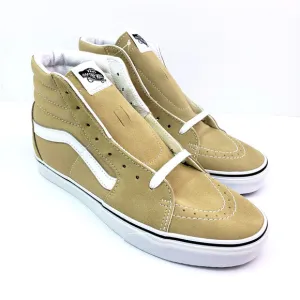 Vans Sk8 Hi Mens Sz 9 Womens Sz 10.5 Taos Taupe Canvas Suede Skate Sneaker Shoes