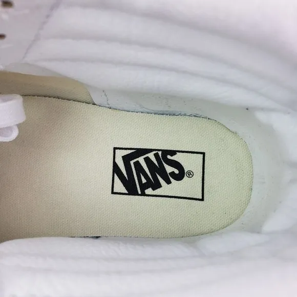Vans Sk8 Hi Mens Sz 9 Womens Sz 10.5 Taos Taupe Canvas Suede Skate Sneaker Shoes