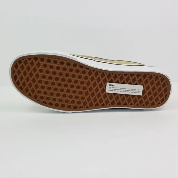 Vans Sk8 Hi Mens Sz 9 Womens Sz 10.5 Taos Taupe Canvas Suede Skate Sneaker Shoes