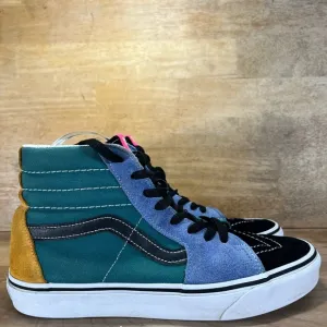 VANS Sk8 Hi Mix &amp; Match SUEDE/Canvas Mens Size 8 Shoes Sneakers Multicolor
