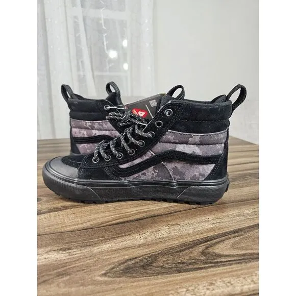VANS Sk8-Hi MTE 2 Black Camo Unisex Snow/hiking  Boots Shoes ‎ M7.5/W9 New
