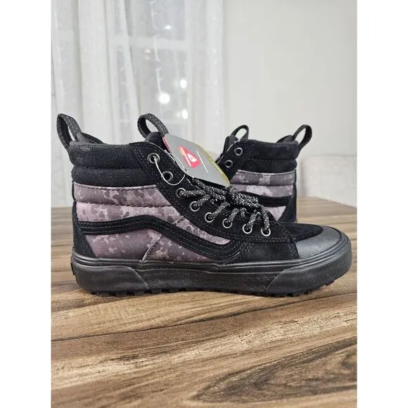 VANS Sk8-Hi MTE 2 Black Camo Unisex Snow/hiking  Boots Shoes ‎ M7.5/W9 New