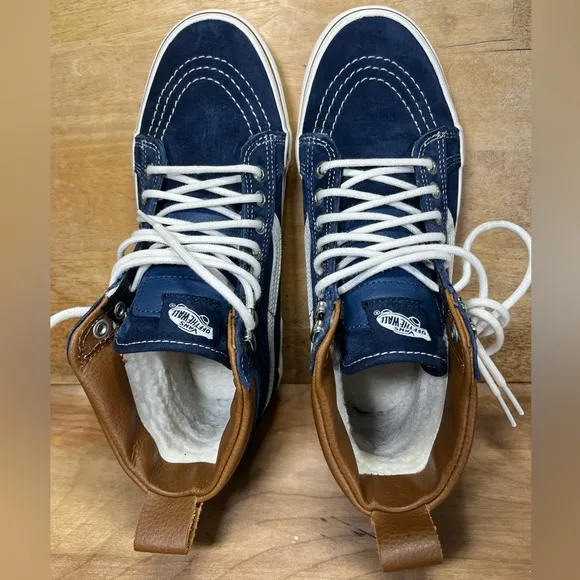 Vans Sk8 Hi MTE 2.0 DX SUEDE All Weather Womens Size 8.5 Shoes Blue Marshmallow