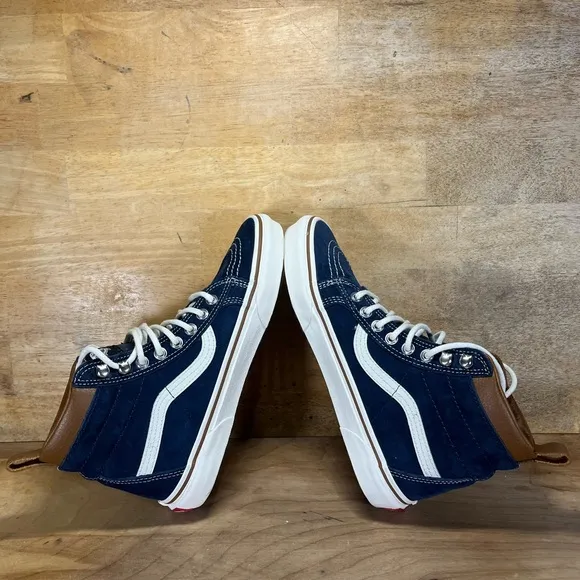 Vans Sk8 Hi MTE 2.0 DX SUEDE All Weather Womens Size 8.5 Shoes Blue Marshmallow