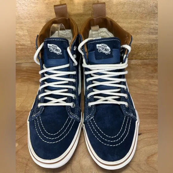 Vans Sk8 Hi MTE 2.0 DX SUEDE All Weather Womens Size 8.5 Shoes Blue Marshmallow