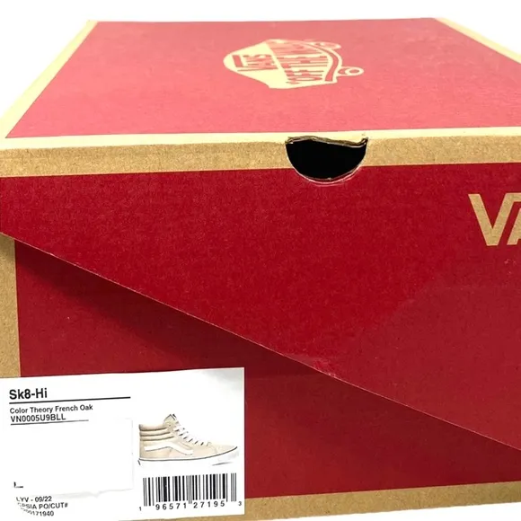 VANS Sk8-Hi Shoes Beige Suede Canvas Casual Sneakers SB Women's Size VN0005U9BLL