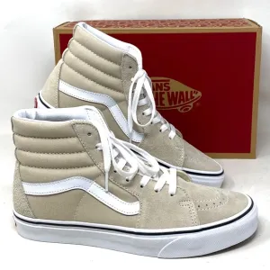VANS Sk8-Hi Shoes Beige Suede Canvas Casual Sneakers SB Women's Size VN0005U9BLL