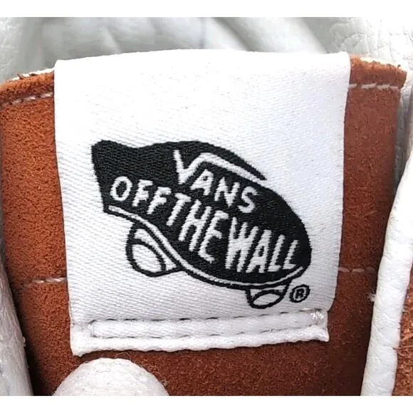 Vans SK8-Hi Skateboarding Sneakers Shoes Men's 12 Rust Brown Canvas Suede NEW