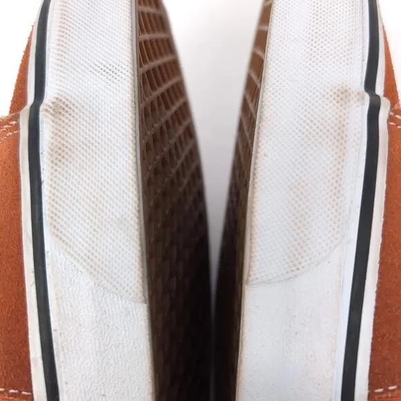 Vans SK8-Hi Skateboarding Sneakers Shoes Men's 12 Rust Brown Canvas Suede NEW