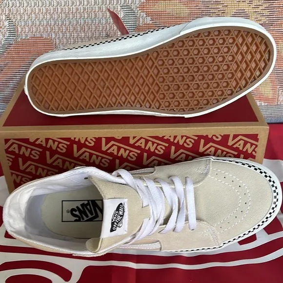 Vans Sk8-Hi TaperedCheckerboard Foxing TurtlVNOA4U16DJRMen’s sneakers