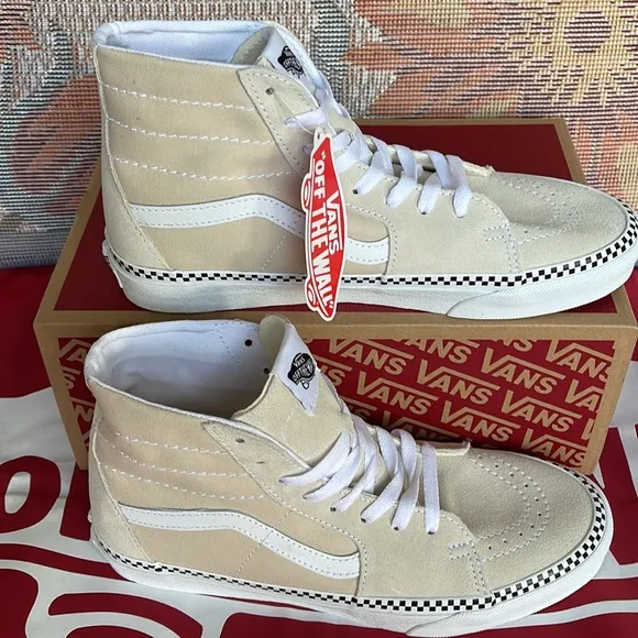 Vans Sk8-Hi TaperedCheckerboard Foxing TurtlVNOA4U16DJRMen’s sneakers