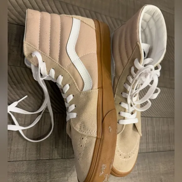 Vans SK8 High Tapered Suede &amp; Canvas - Off The Wall Men’s Sneaker Shoe Size 9.5