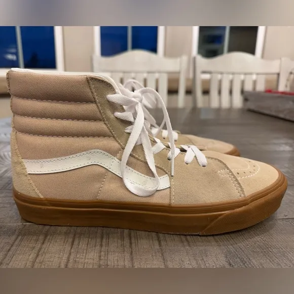 Vans SK8 High Tapered Suede &amp; Canvas - Off The Wall Men’s Sneaker Shoe Size 9.5