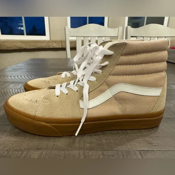 Vans SK8 High Tapered Suede &amp; Canvas - Off The Wall Men’s Sneaker Shoe Size 9.5