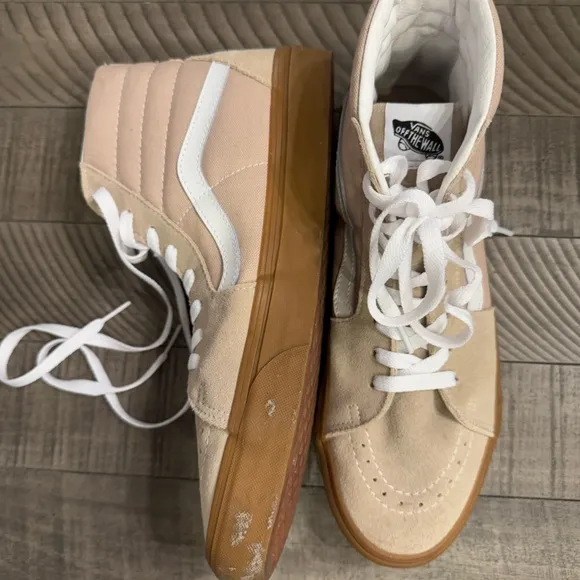 Vans SK8 High Tapered Suede &amp; Canvas - Off The Wall Men’s Sneaker Shoe Size 9.5