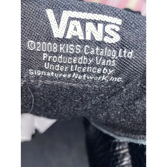 Vans Sk8 Men’s Hi-Top Sneakers KISS &quot;Dressed To Kill&quot; Rare Size 10.5