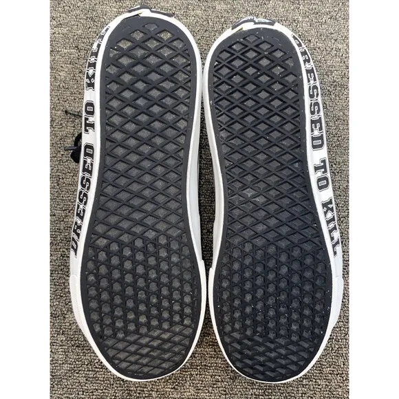 Vans Sk8 Men’s Hi-Top Sneakers KISS &quot;Dressed To Kill&quot; Rare Size 10.5