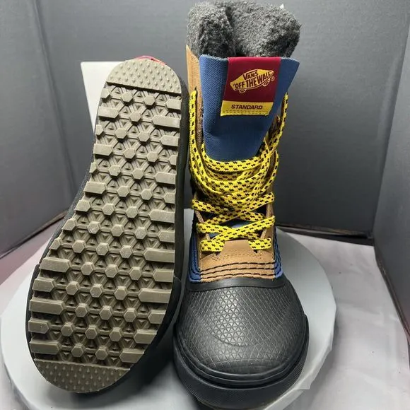 Vans Standard MTE Brown Multi Snow Boots VN0A5JI1BF01 Men Sz 8.5 NEW