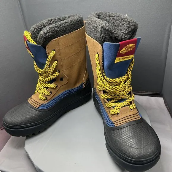 Vans Standard MTE Brown Multi Snow Boots VN0A5JI1BF01 Men Sz 8.5 NEW