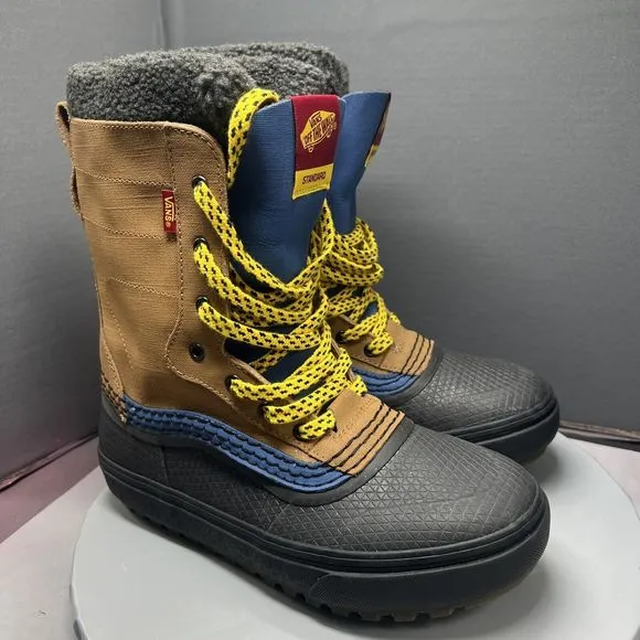 Vans Standard MTE Brown Multi Snow Boots VN0A5JI1BF01 Men Sz 8.5 NEW