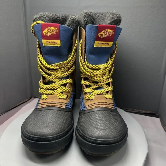Vans Standard MTE Brown Multi Snow Boots VN0A5JI1BF01 Men Sz 8.5 NEW