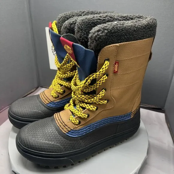 Vans Standard MTE Brown Multi Snow Boots VN0A5JI1BF01 Men Sz 8.5 NEW