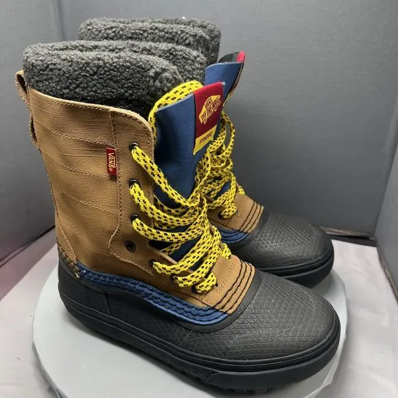 Vans Standard MTE Brown Multi Snow Boots VN0A5JI1BF01 Men Sz 8.5 NEW