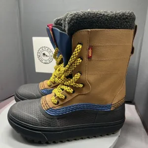 Vans Standard MTE Brown Multi Snow Boots VN0A5JI1BF01 Men Sz 8.5 NEW