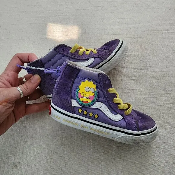 VANS The Simpsons Lisa Shoes toddler 7.5