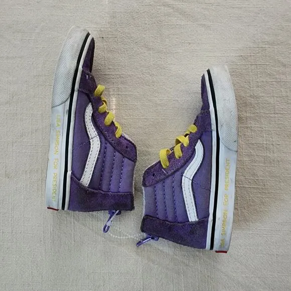 VANS The Simpsons Lisa Shoes toddler 7.5