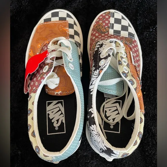 Vans Tiger Patchwork Era Skate Shoes.  Unisex. Size 3.5