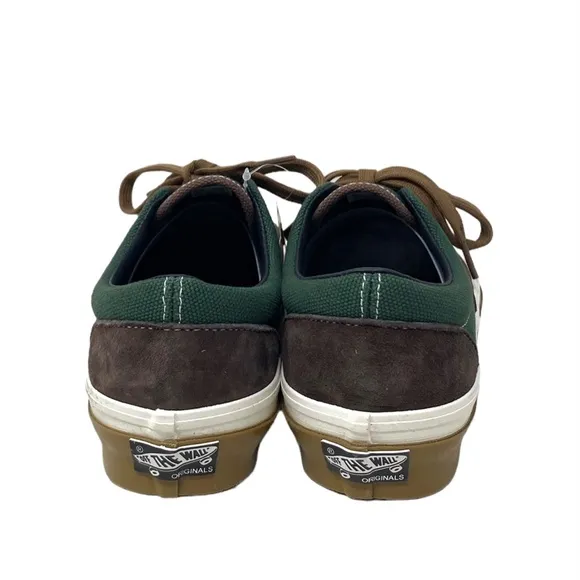 VANS Vault OG Era LX Sneakers Canvas Suede Brown Green Women's Shoes VN0A3CXNBGS