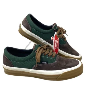 VANS Vault OG Era LX Sneakers Canvas Suede Brown Green Women's Shoes VN0A3CXNBGS