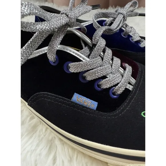 Vans Vault X Feature OG Authentic LX Sinners Club Velvet Las Vegas Sneakers 9.5