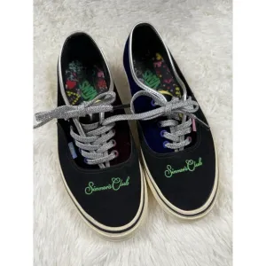 Vans Vault X Feature OG Authentic LX Sinners Club Velvet Las Vegas Sneakers 9.5