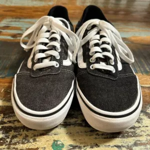 Vans Ward DX Mens Size 8 Gray Brown Skate‎ Shoes Casual Low Top Deluxe Comfort