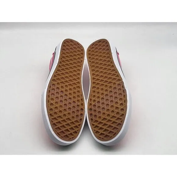 Vans Ward Low Top Honeysuckle Sneaker Shoes Womens Pink Size 6.5