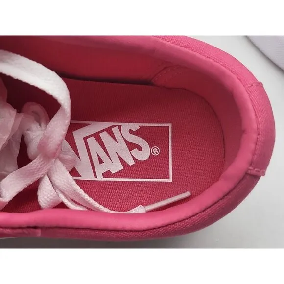 Vans Ward Low Top Honeysuckle Sneaker Shoes Womens Pink Size 6.5